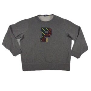 Polo Ralph Lauren Long Sleeve Crew Neck Fleece Sweatshirt XL Gray Heather